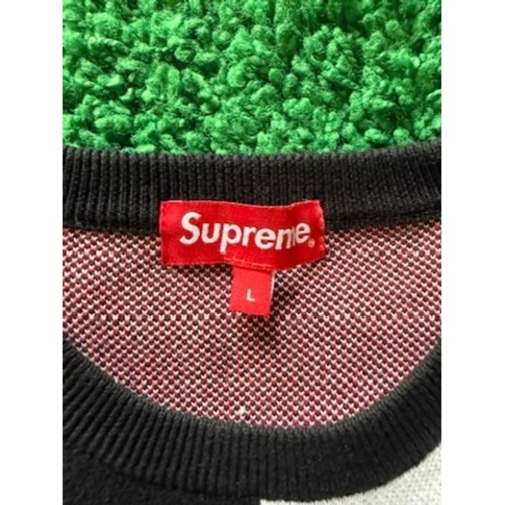 Supreme Scarface Crewneck Sweater Black White Tony Montana Knit L - Picture 5 of 5